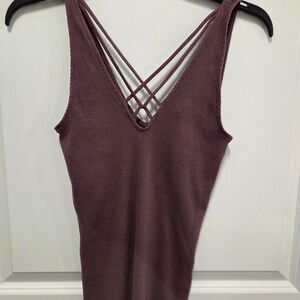 Express Women's Brown Tank